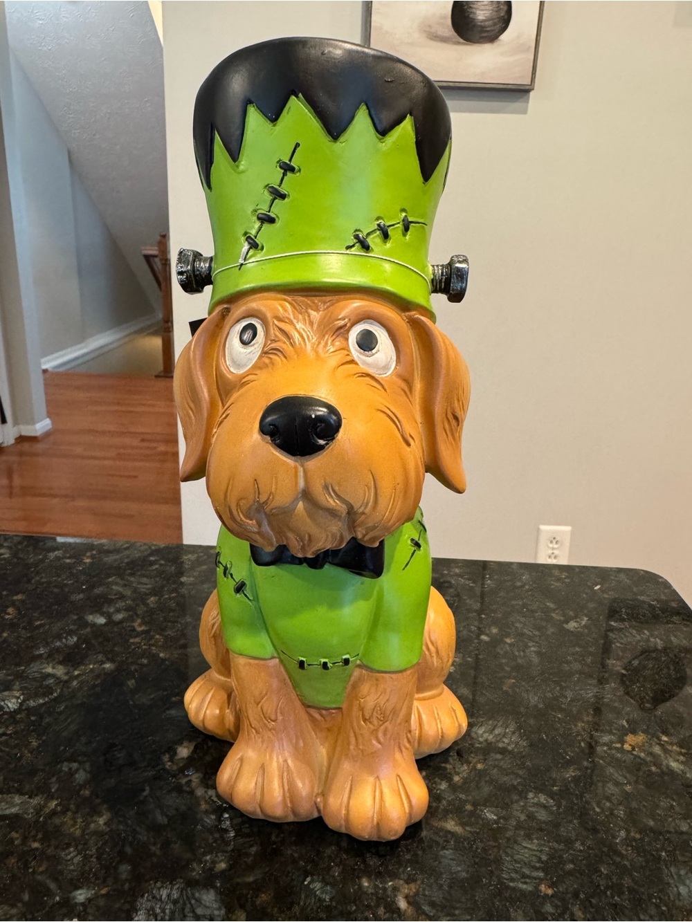 NWT Humane Society Cocker Spaniel Dog In Frankenstein Costume Halloween Decor